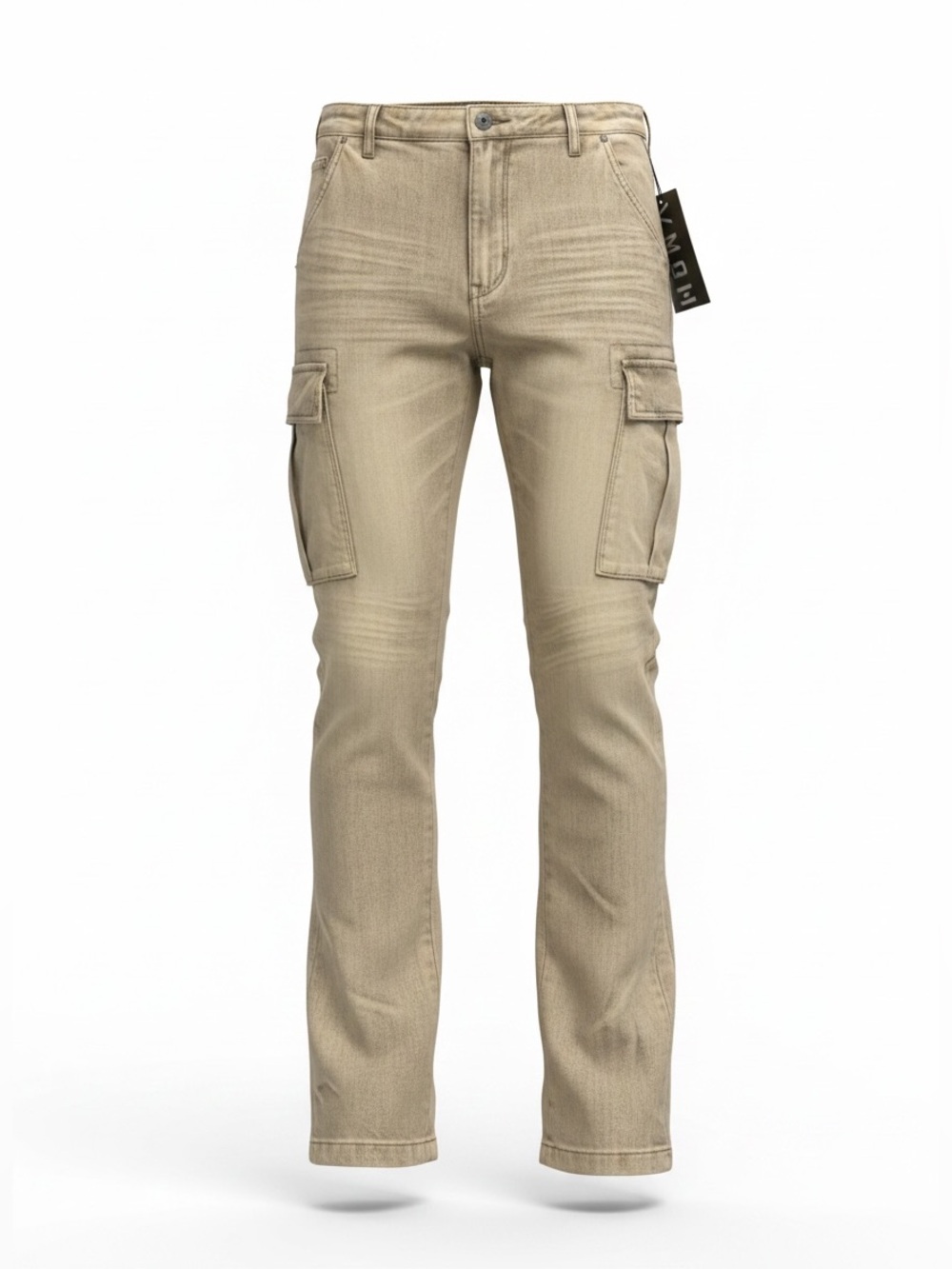 Anom Denim NWT Straight Cargo Jeans in Faded Blue